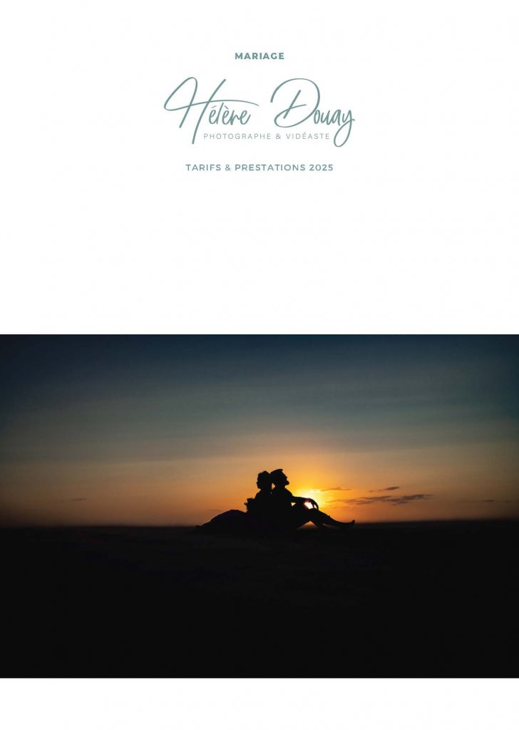 Tarif photographe mariage