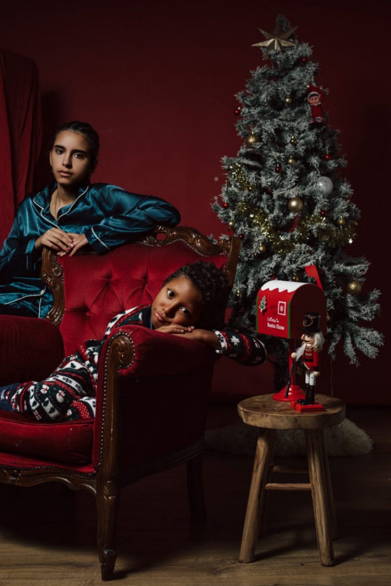 shooting photo famille Noël Lille